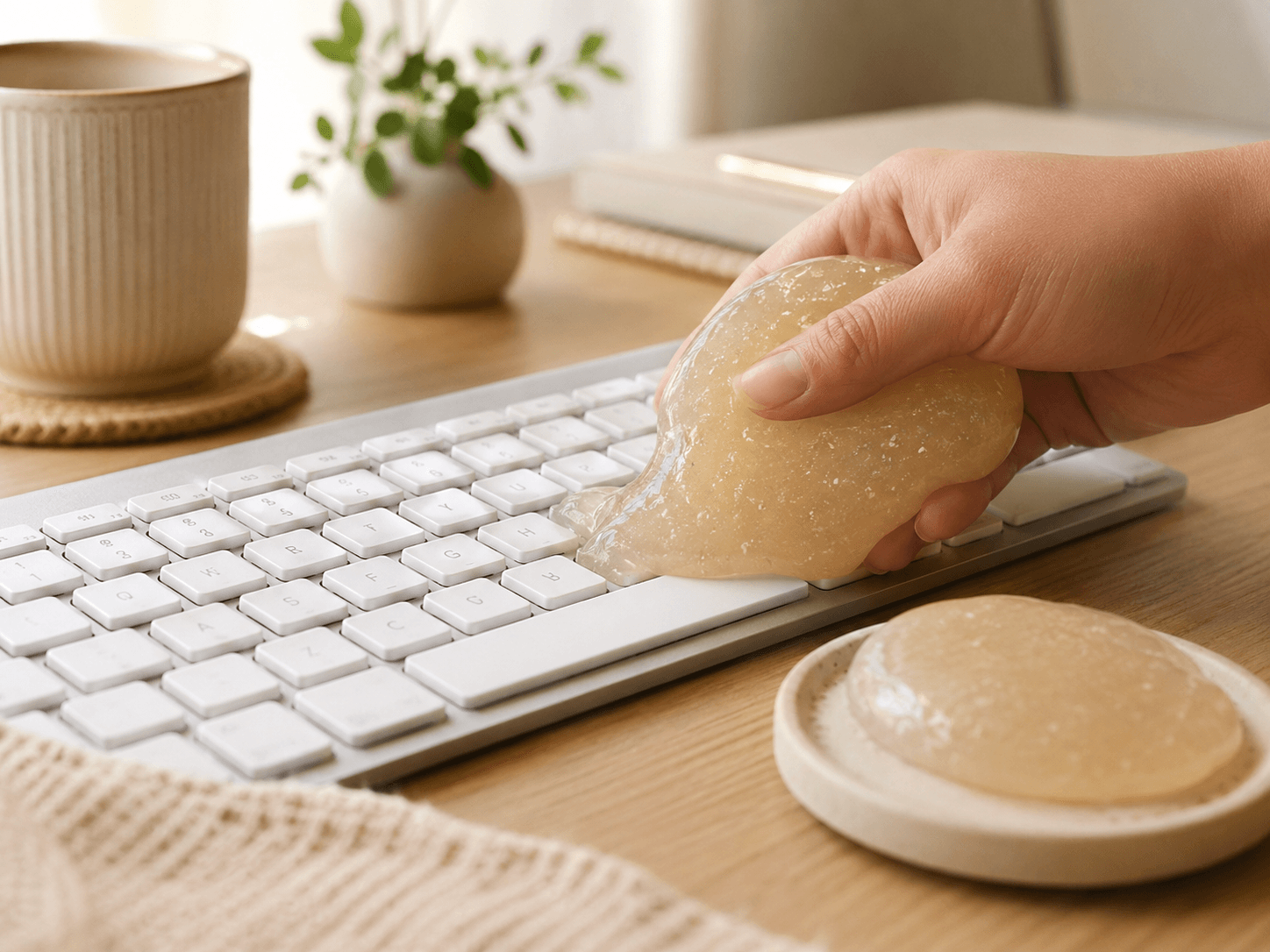 Keyboard cleaning gel gift idea
