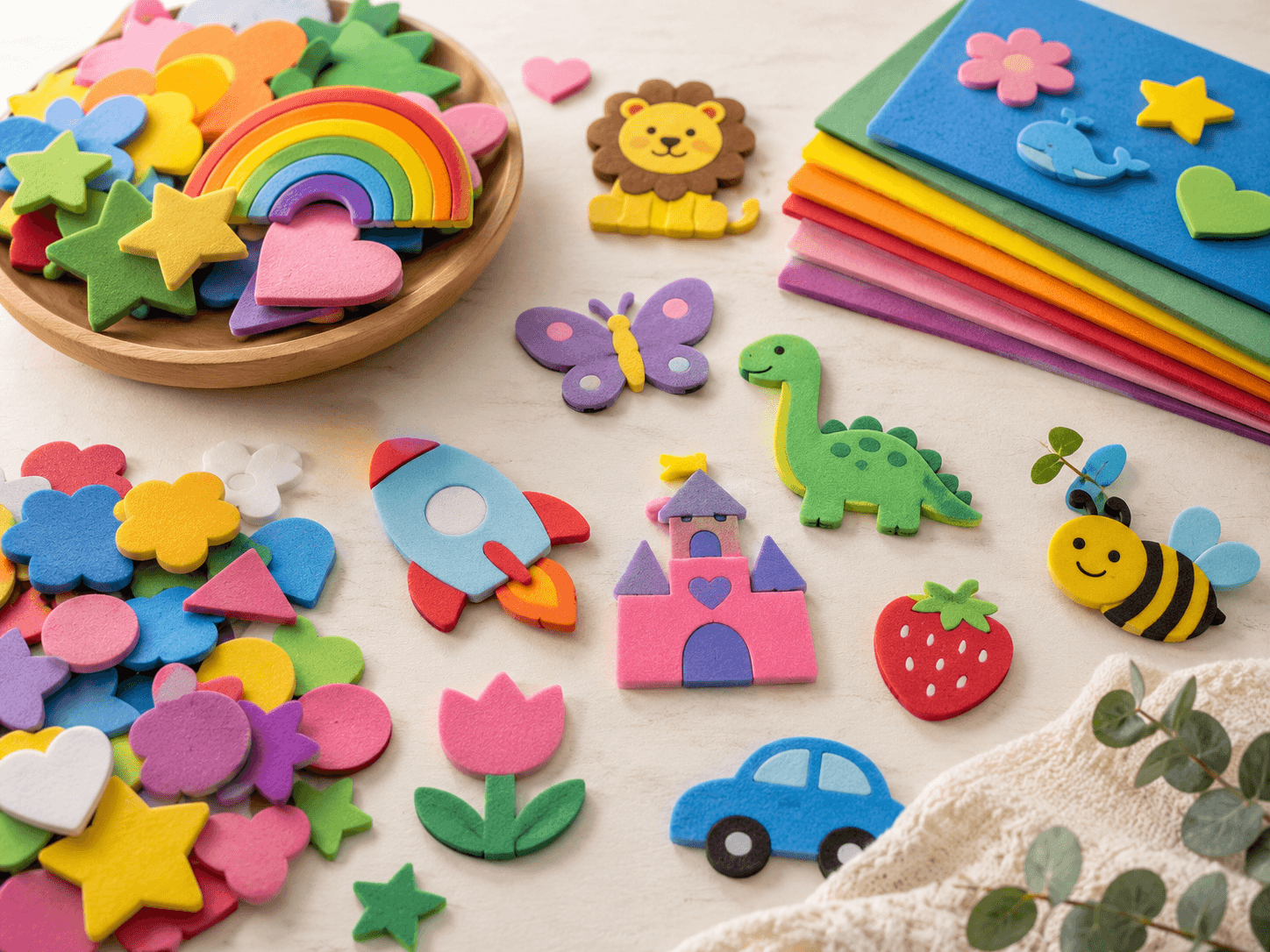 Foam sticker pack gift idea