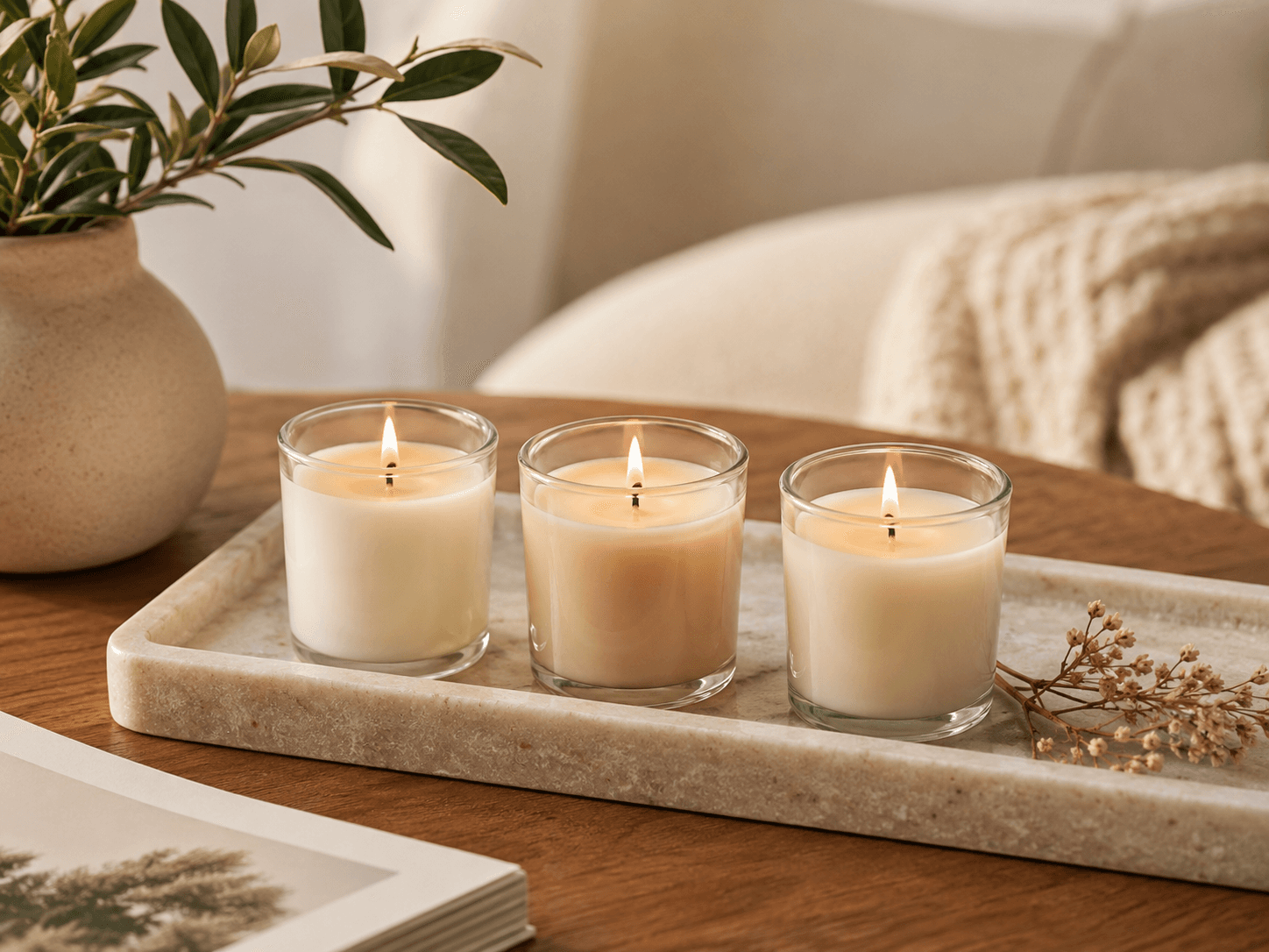 Mini candle set gift idea