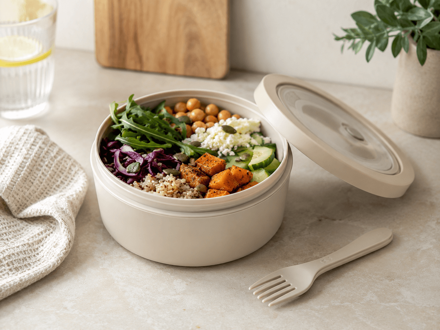 Reusable lunch pot gift idea