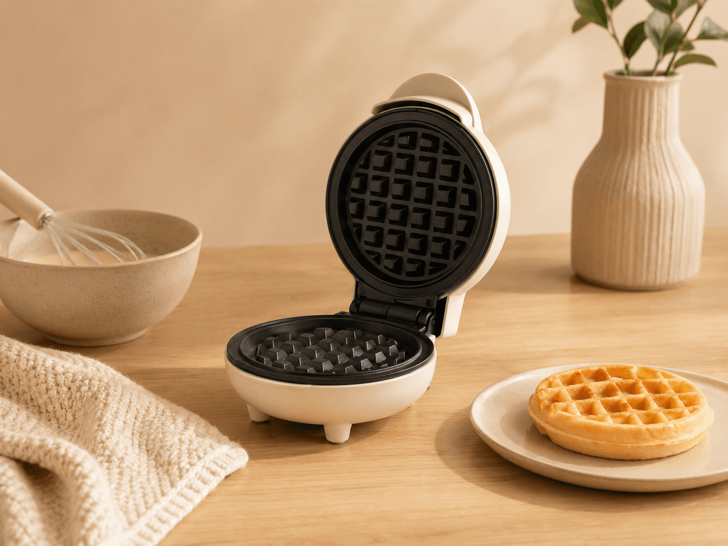 Mini waffle maker gift idea