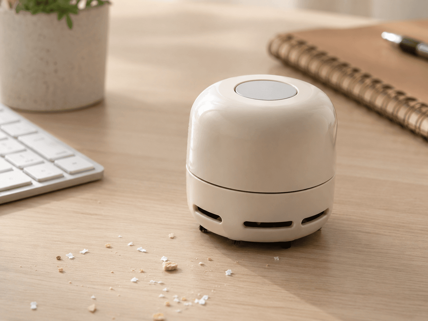 Tiny desk vacuum gift idea