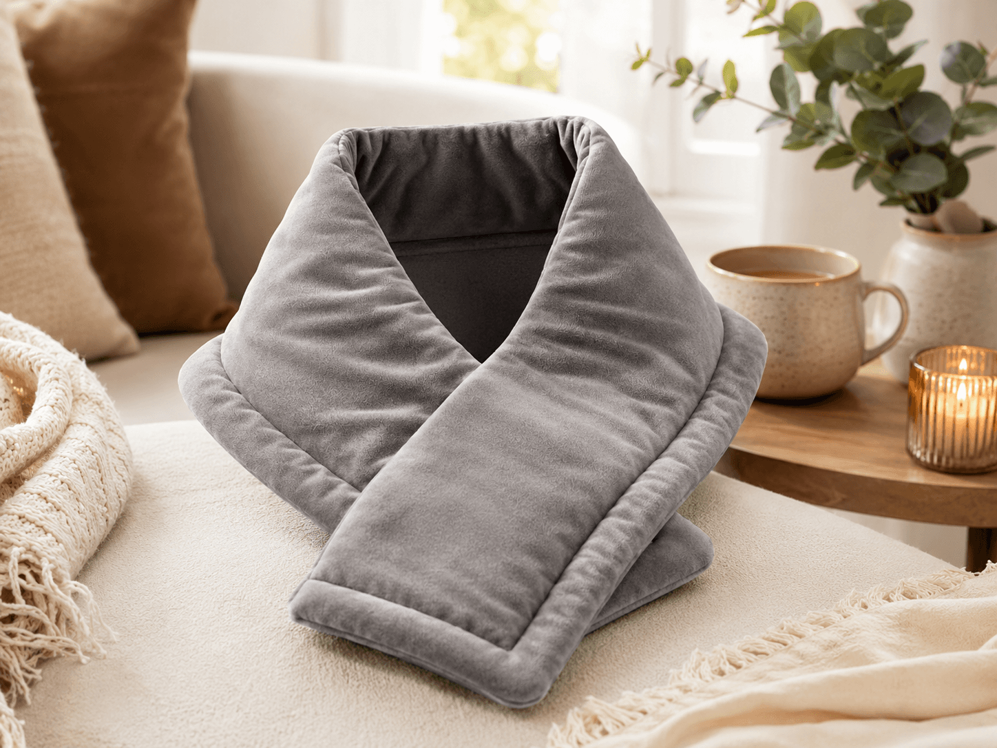 Heated neck wrap gift idea