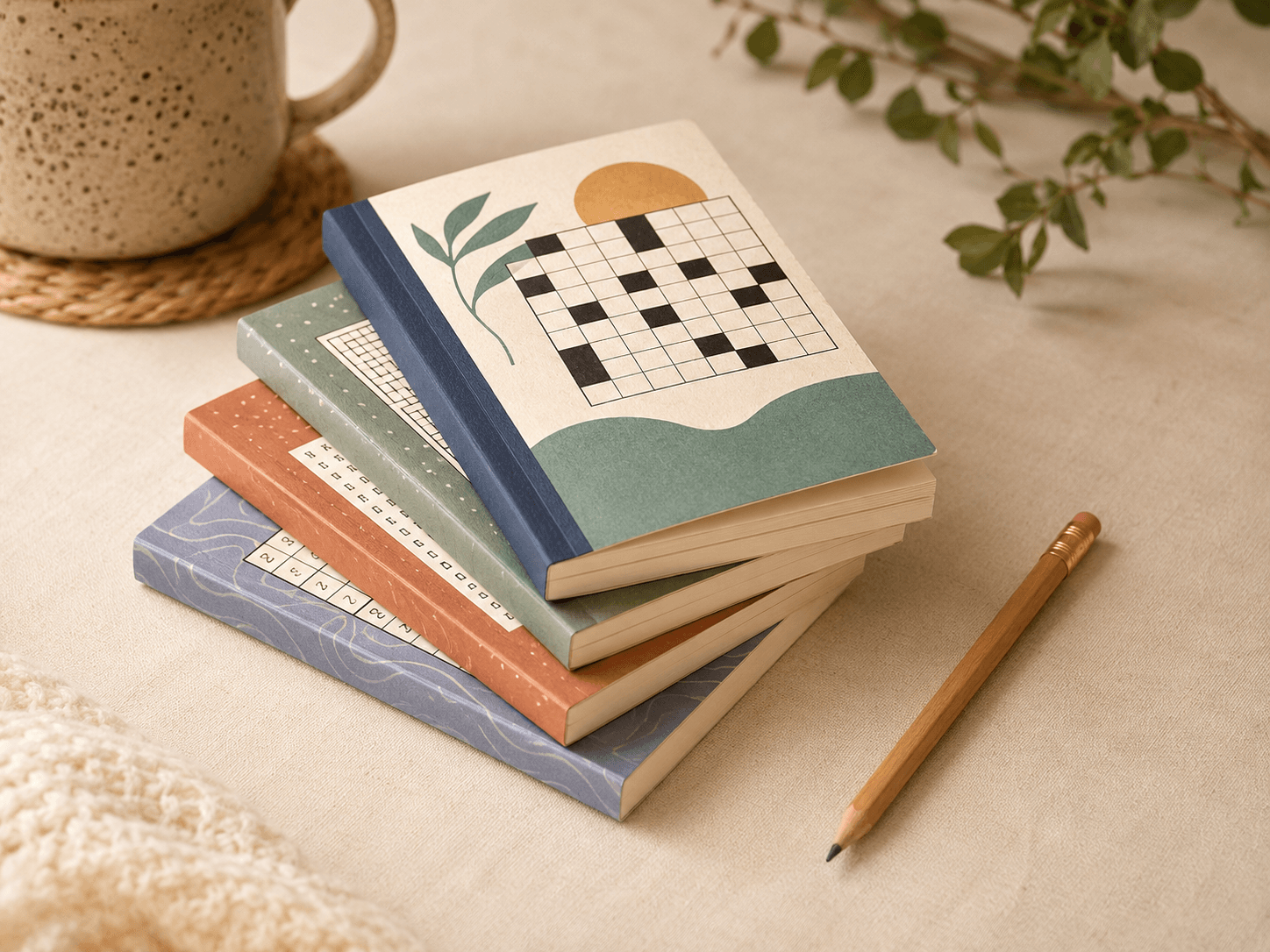 Pocket puzzle book set gift idea