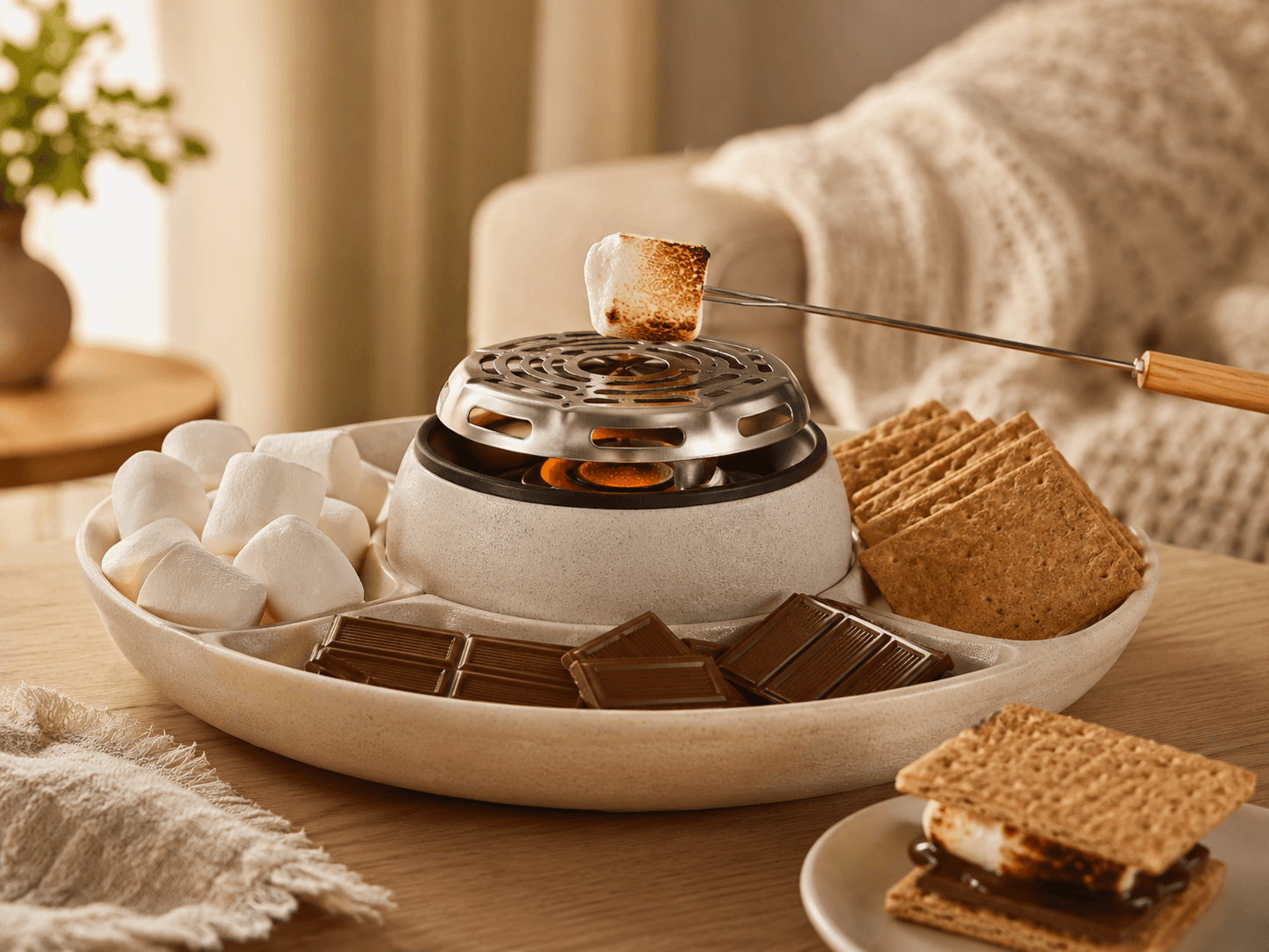 Tabletop s’mores maker gift idea