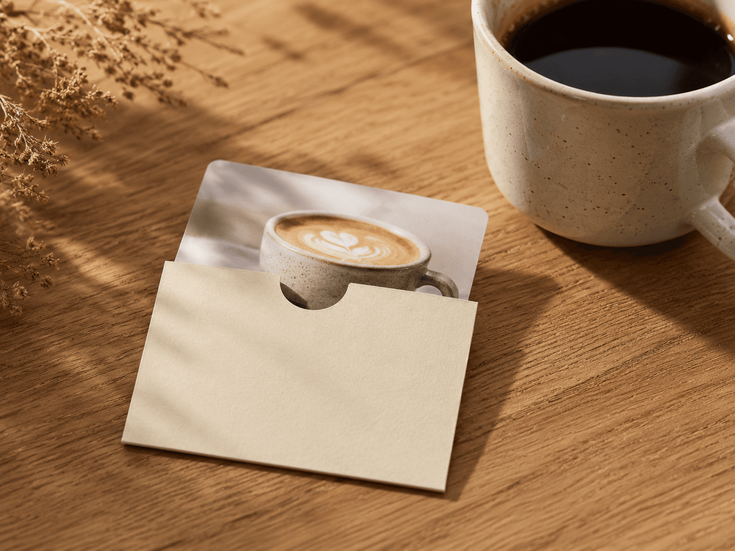 Coffee bean sampler arranged for a relaxed tasting