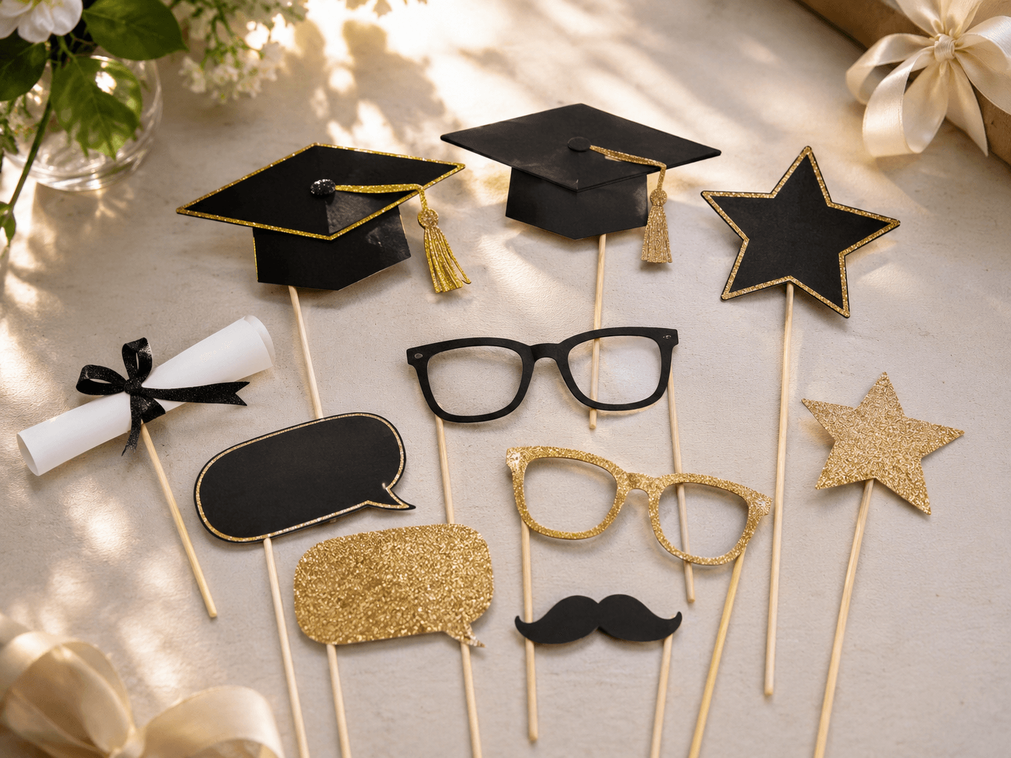 Graduation photo prop kit gift idea