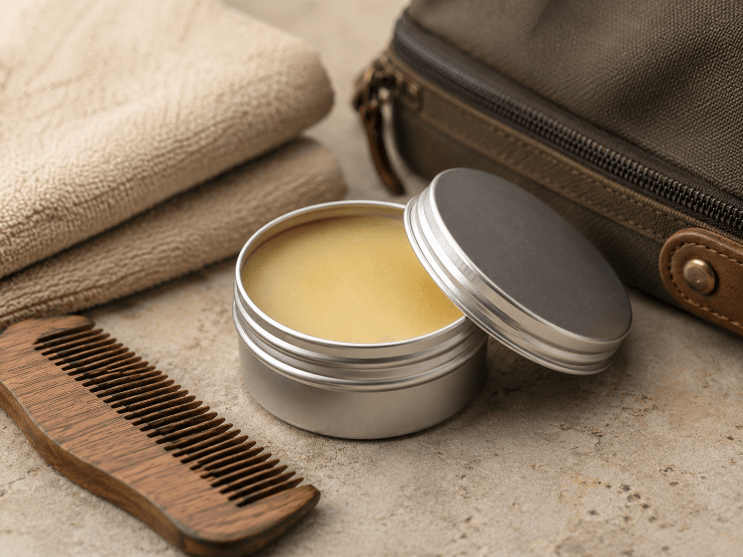 Travel beard balm gift idea
