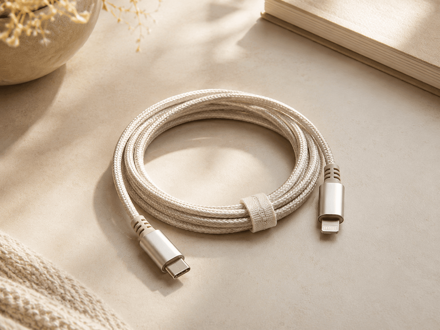 Braided charging cable gift idea